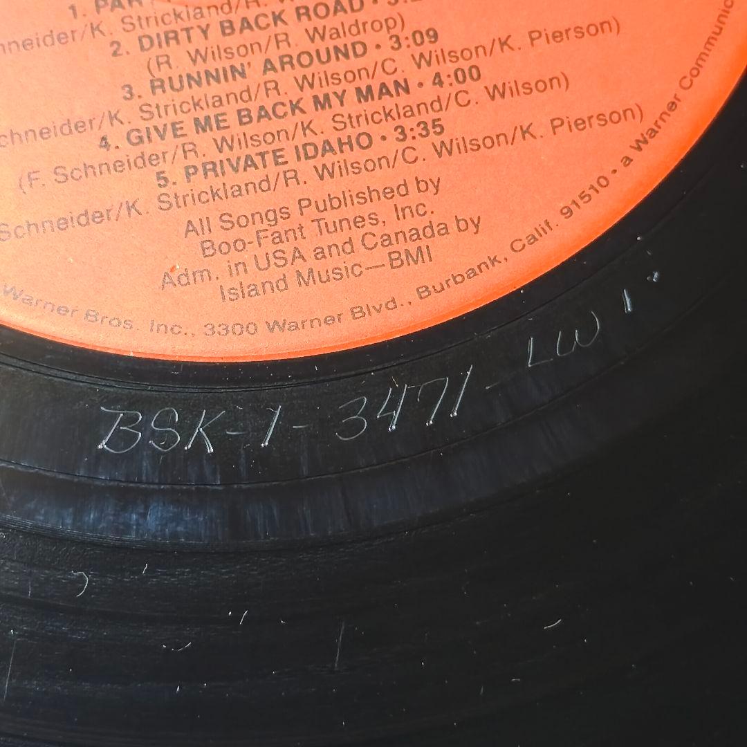 the B-52's Wild Planet LP USA 1980 Orange Jacket, Black Record, Used | Japansoundstore
