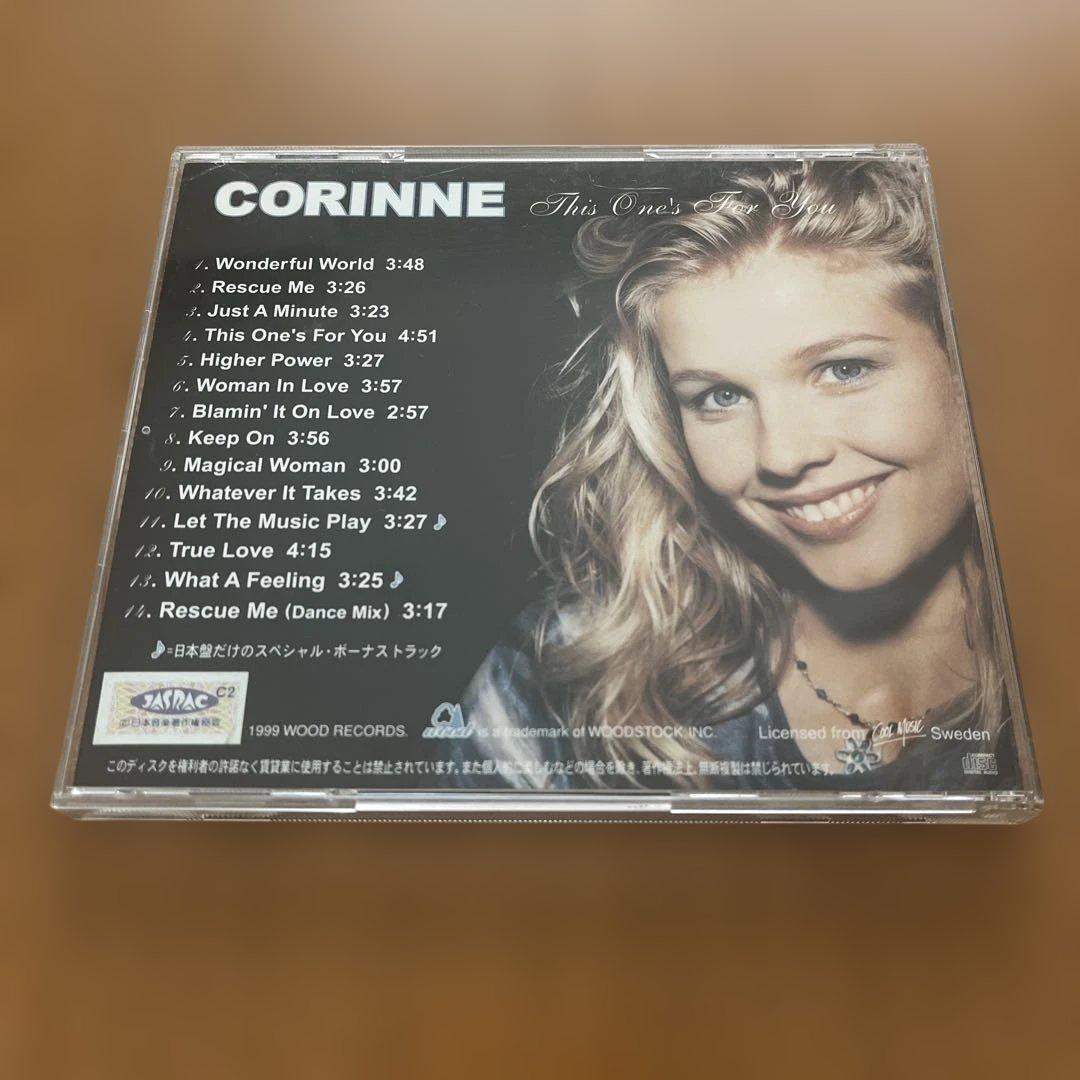 Corinne - This One's For You CD Japan Press with OBI 1999 Pop 14 Tracks