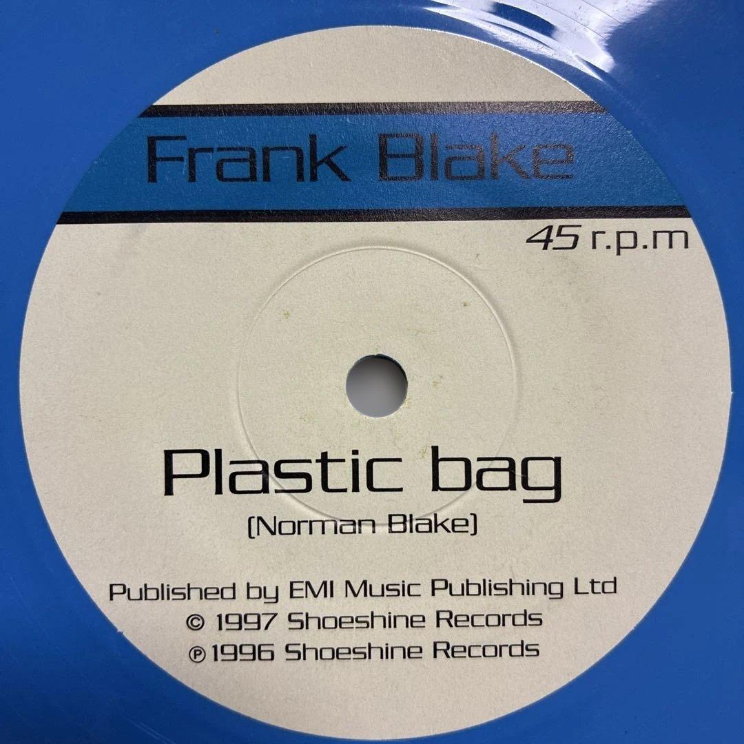 Frank Blake - Plastic Bag 7" Vinyl Single, Blue Vinyl, Limited Edition, 1997