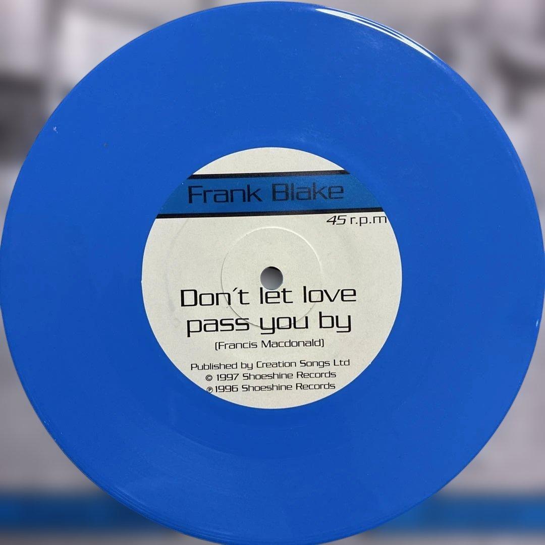 Frank Blake - Plastic Bag 7" Vinyl Single, Blue Vinyl, Limited Edition, 1997
