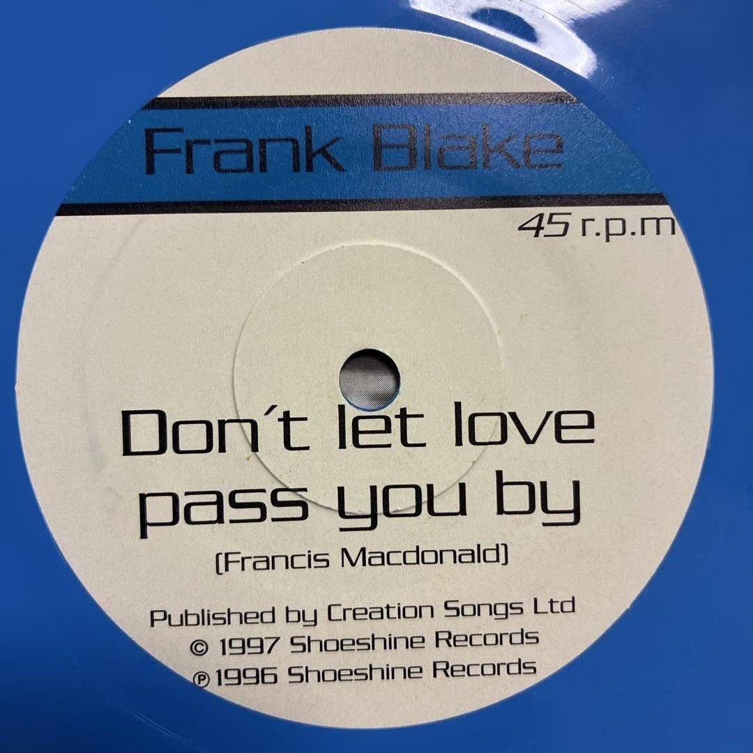 Frank Blake - Plastic Bag 7" Vinyl Single, Blue Vinyl, Limited Edition, 1997