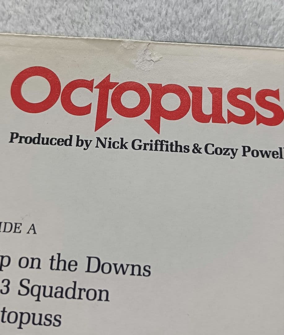 Cozy Powell - Octopuss LP Japan 1983 Polydor 28MM 0247 w/ Obi Hard Rock