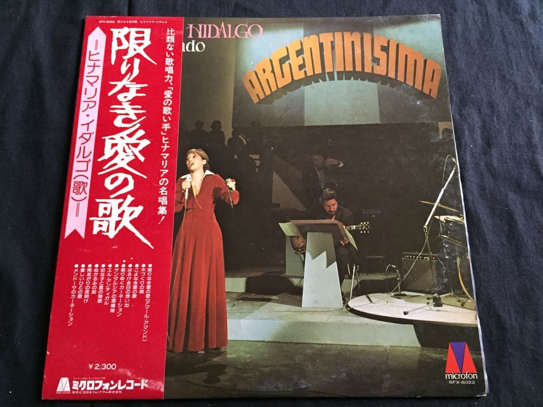 Ginamaria Hidalgo - 限りなき愛の歌 Vinyl LP Japan Import w/ Obi