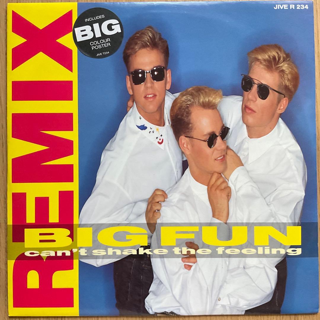 Big Fun - Can't Shake The Feeling 12" Single Stock Aitken Waterman Eurobeat
