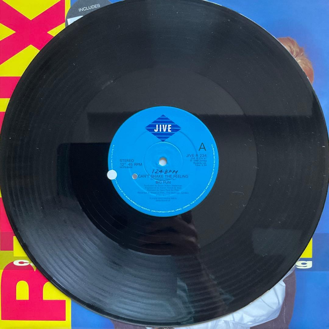 Big Fun - Can't Shake The Feeling 12" Single Stock Aitken Waterman Eurobeat