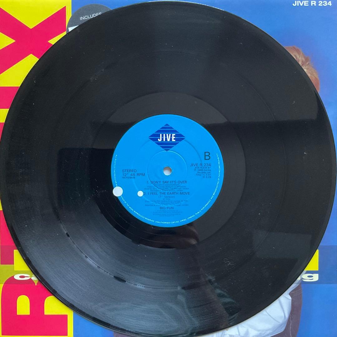 Big Fun - Can't Shake The Feeling 12" Single Stock Aitken Waterman Eurobeat