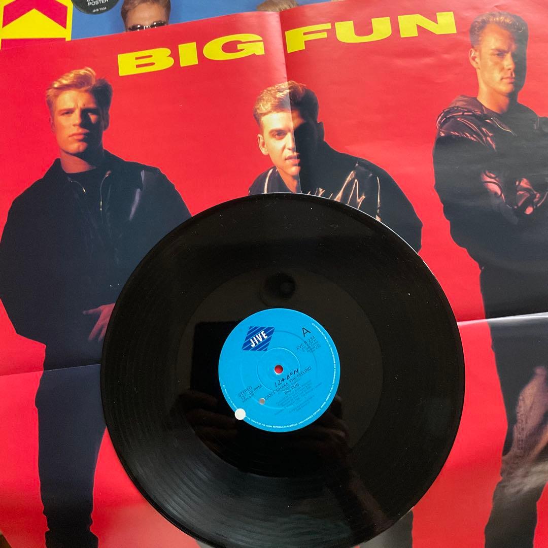 Big Fun - Can't Shake The Feeling 12" Single Stock Aitken Waterman Eurobeat