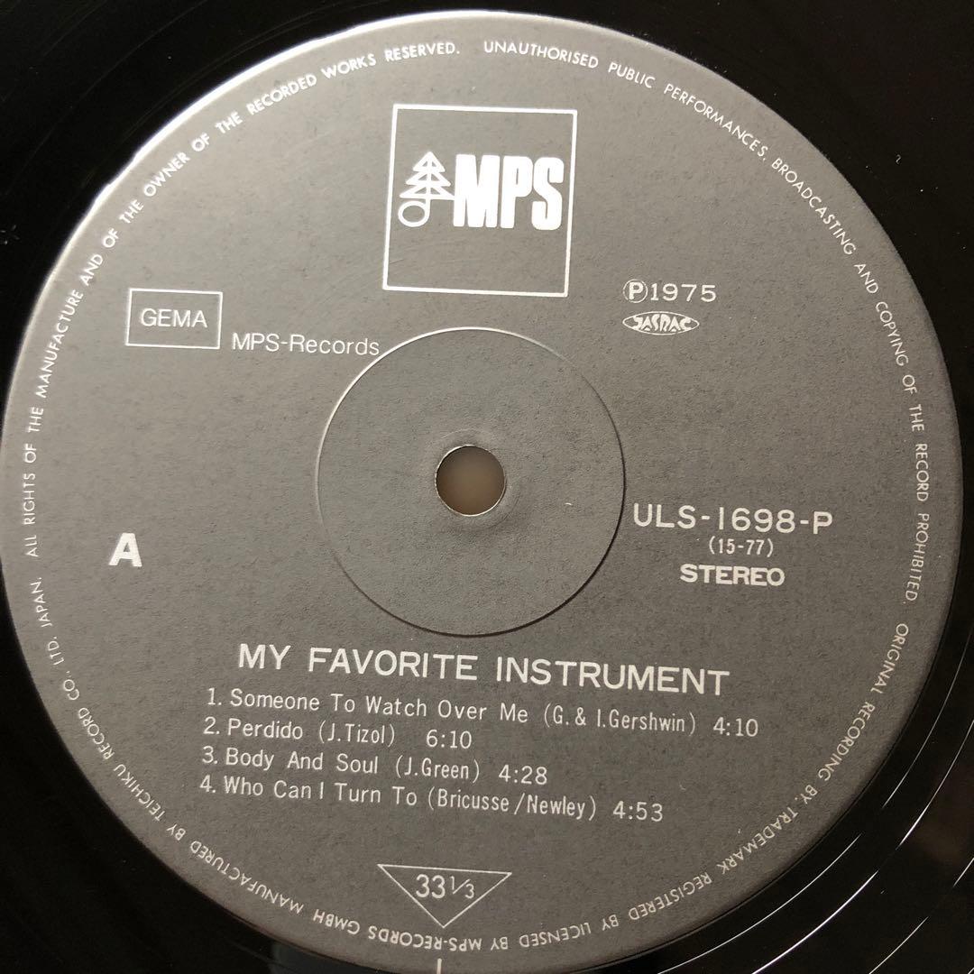 Oscar Peterson - My Favorite Instrument LP Vinyl Japan ULS-1698-P With Obi