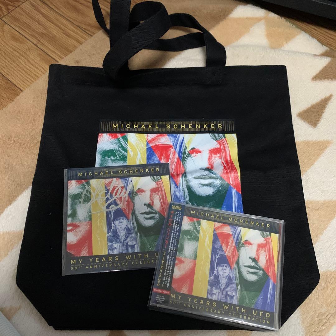 Michael Schenker My Years With UFO Japan CD + Signed Card + Tote Bag Set