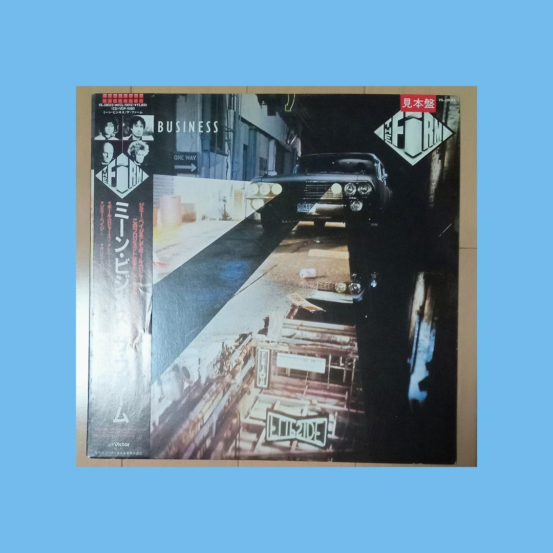 THE FIRM - Mean Business LP Vinyl Japan Promo VIL-28022 Jimmy Page Paul Rodgers