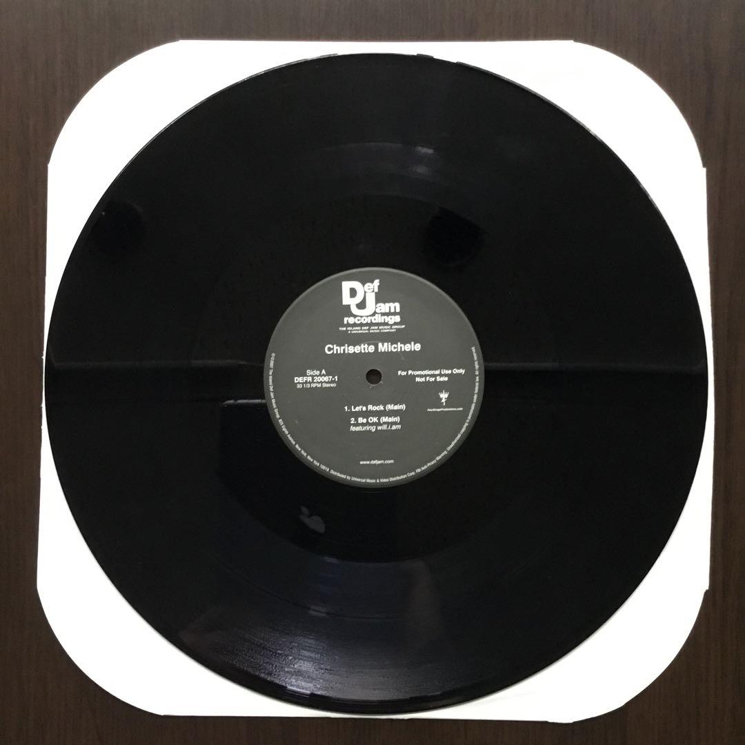 Chrisette Michele Let's Rock 12" Vinyl Promotional Def Jam Records 2007 US