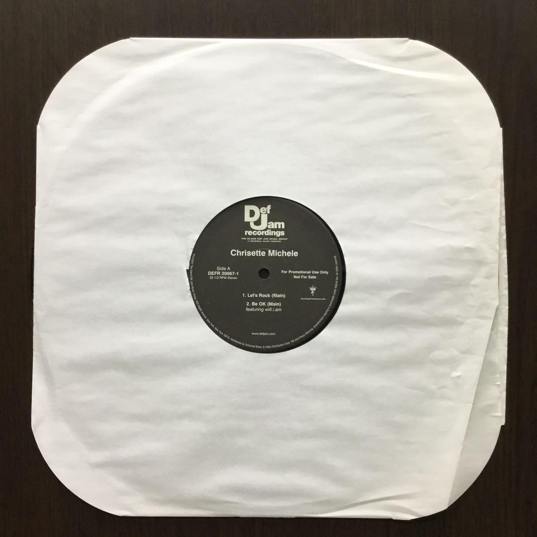 Chrisette Michele Let's Rock 12" Vinyl Promotional Def Jam Records 2007 US