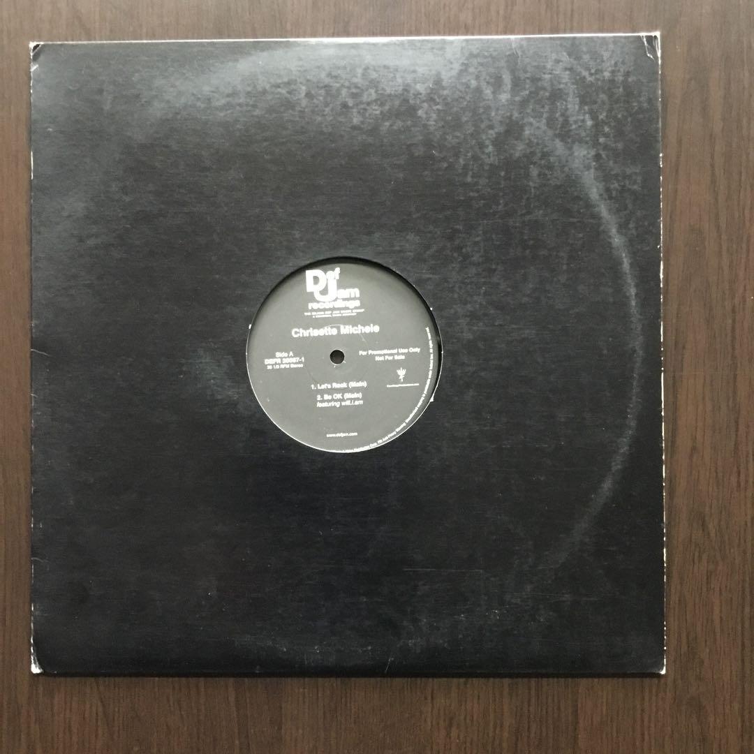 Chrisette Michele Let's Rock 12" Vinyl Promotional Def Jam Records 2007 US