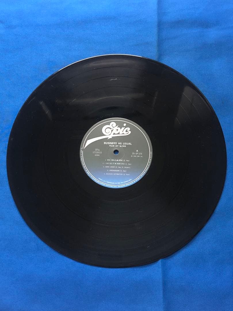 Men At Work - Business As Usual Vinyl LP, 1982 Japan Pressing, Includes Obi & Ly