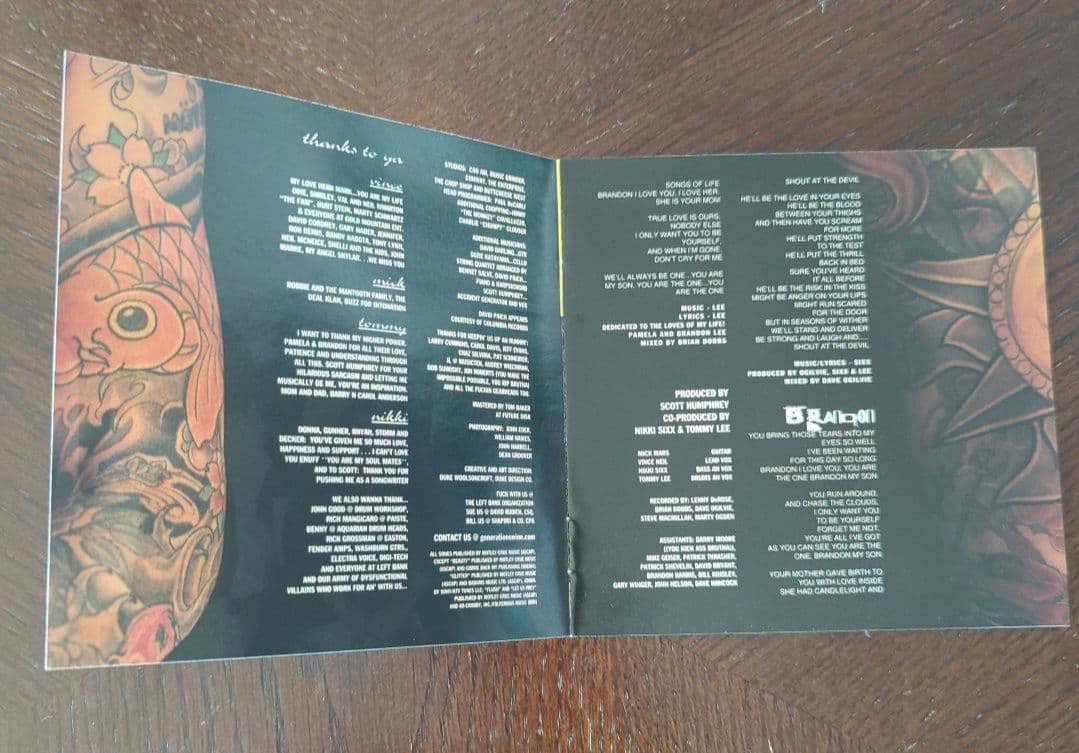 Motley Crue - Generation Swine CD Japan Press Limited Edition with Booklet