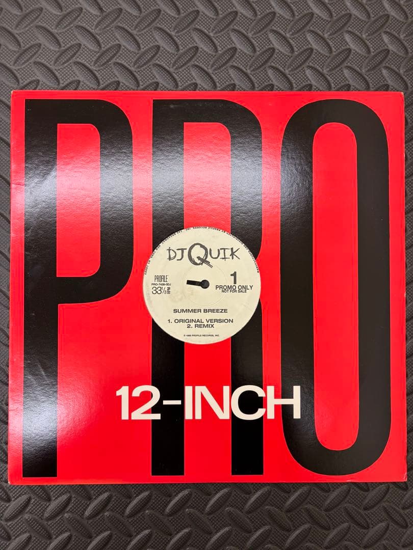 DJ Quik - Summer Breeze - Rare Promo 12-Inch Vinyl Record US Pressing G-Funk