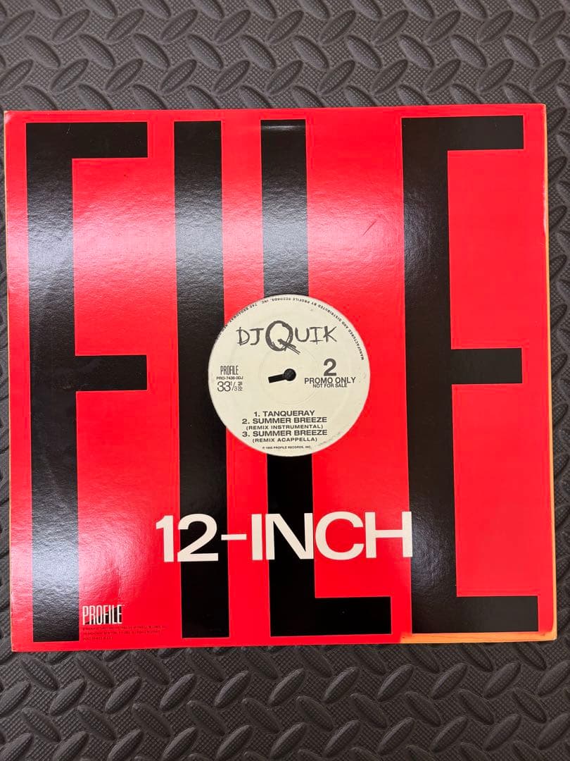 DJ Quik - Summer Breeze - Rare Promo 12-Inch Vinyl Record US Pressing G-Funk