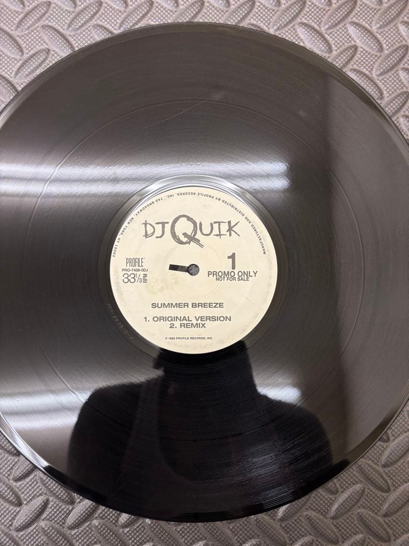 DJ Quik - Summer Breeze - Rare Promo 12-Inch Vinyl Record US Pressing G-Funk