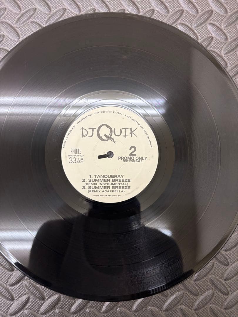 DJ Quik - Summer Breeze - Rare Promo 12-Inch Vinyl Record US Pressing G-Funk