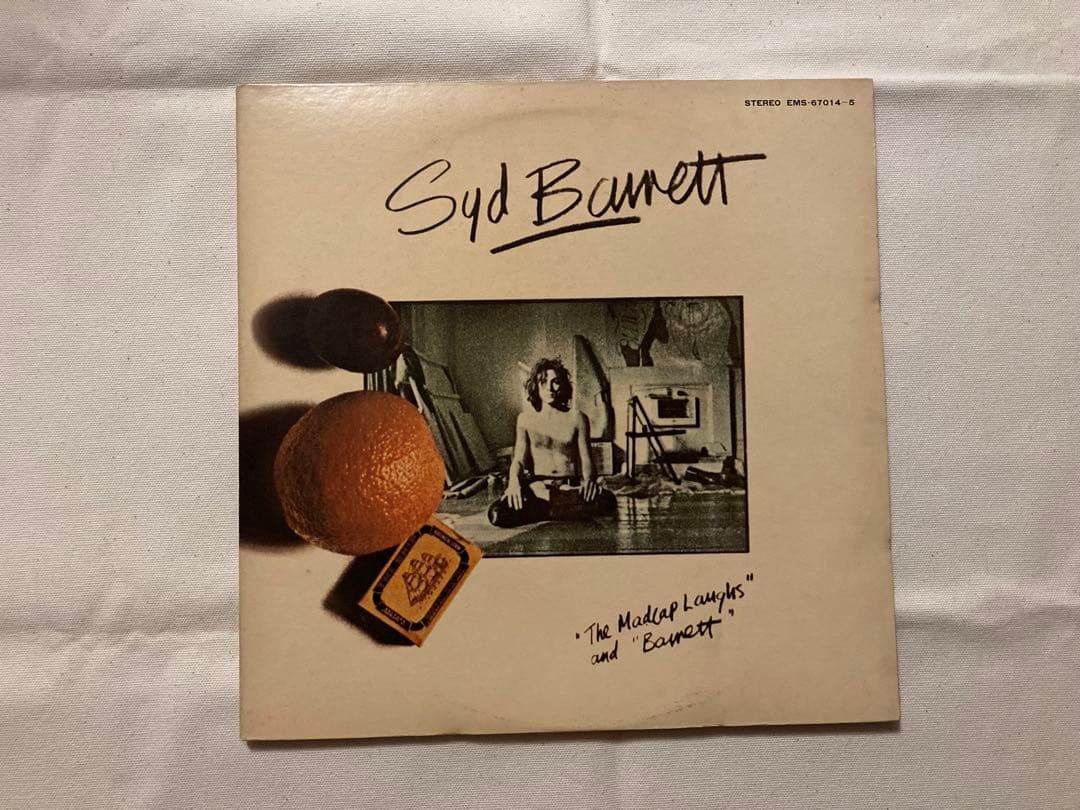 Syd Barrett The Madcap Laughs & Barrett 2LP Japan EMI EMS-67014-5 With Lyric