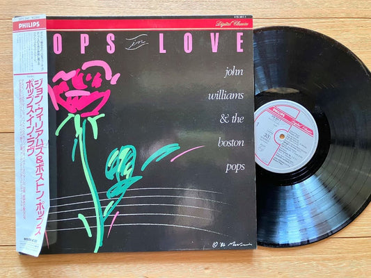 John Williams & Boston Pops - Pops in Love Vinyl LP Japan 1986 Classical