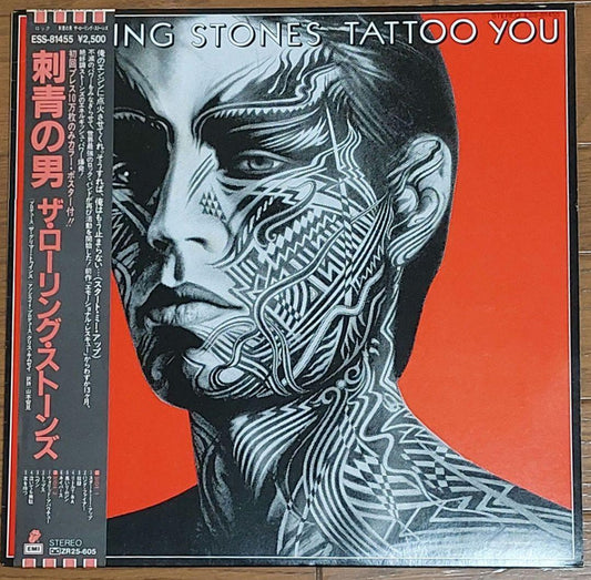 The Rolling Stones Tattoo You Japan Vinyl LP ESS-81455 With Obi & Poster