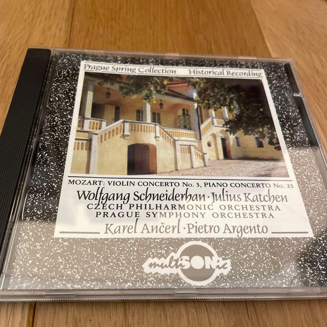 Mozart Violin Concerto No. 5, Piano Concerto No. 23 CD Prague Spring Collection
