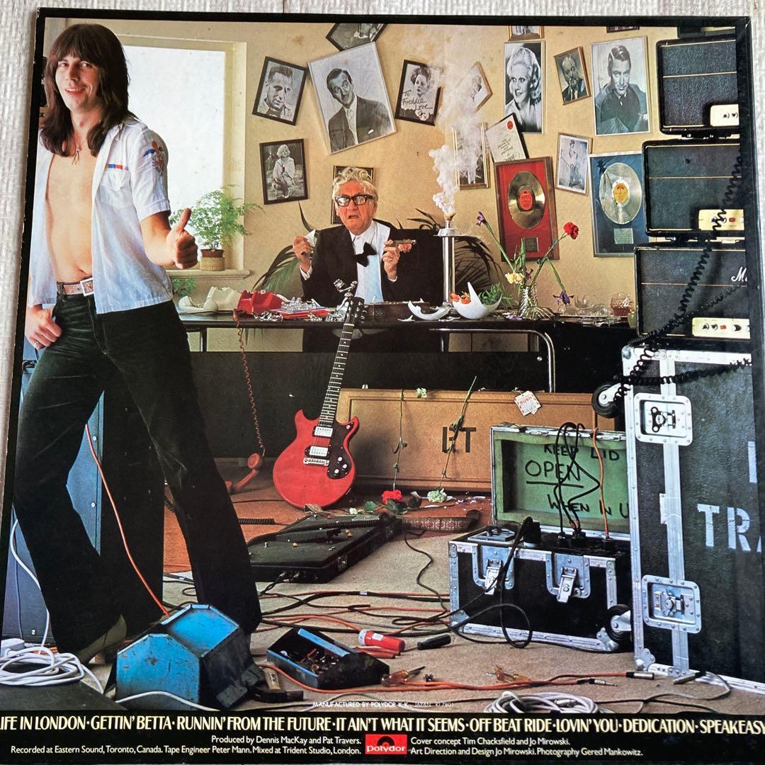 Pat Travers - Putting It Straight LP 1977 Polydor Japan Pressing Vinyl Record