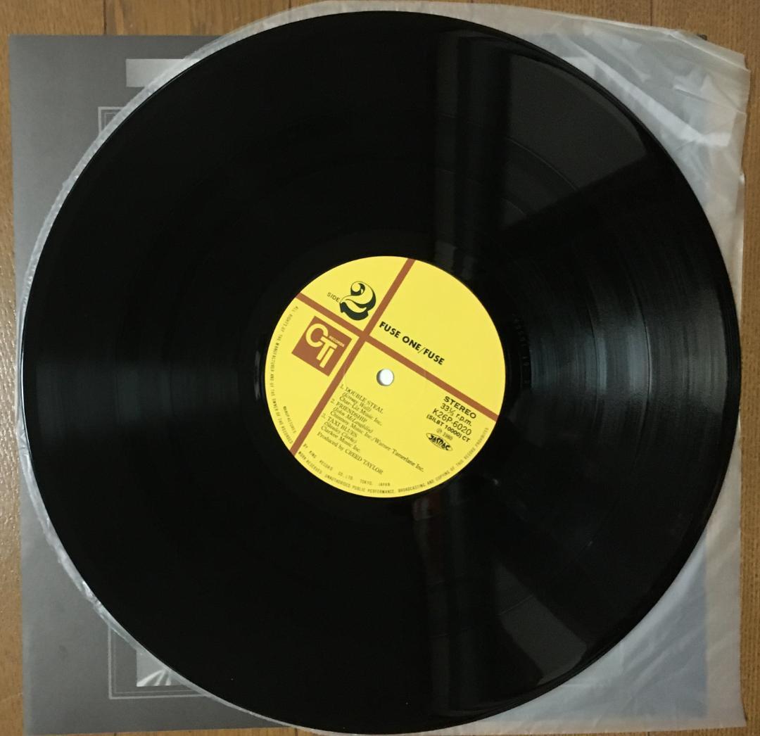 Fuse One S/T LP 1980 CTI Jazz Fusion Larry Coryell John McLaughlin Japan w/Obi