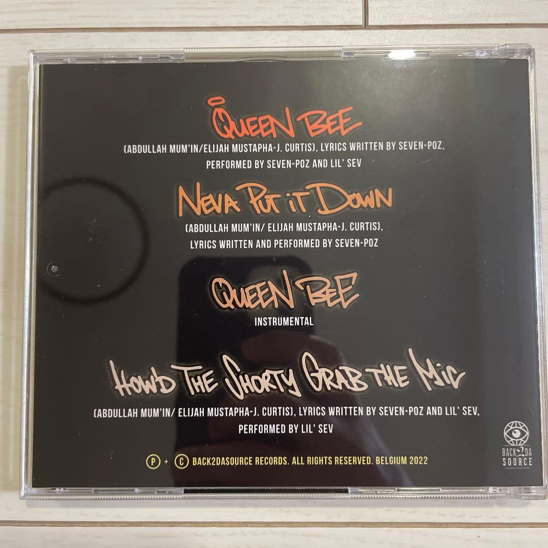 Seven-Poz - Queen Bee Featuring Golden Child CD (2022 Back 2 Da Source)