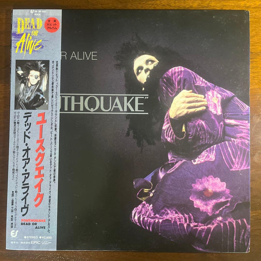Dead or Alive Earthquake Vinyl Record with Obi, Near Mint, Japanese Press | Japansoundstore