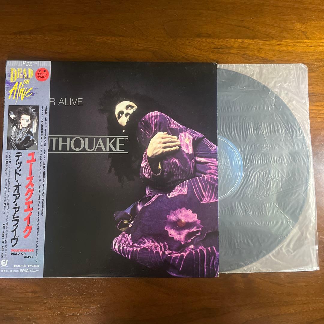 Dead or Alive Earthquake Vinyl Record with Obi, Near Mint, Japanese Press | Japansoundstore