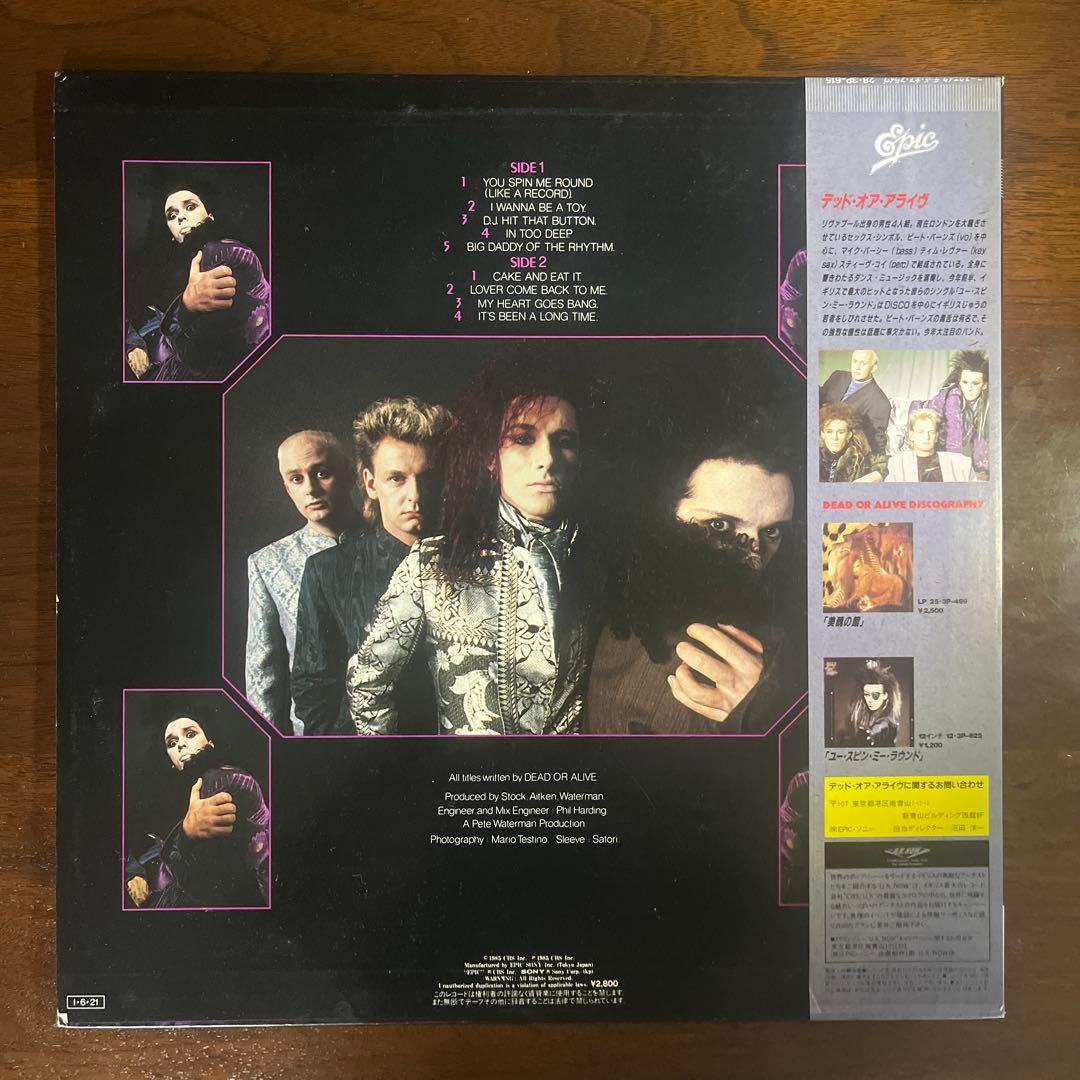 Dead or Alive Earthquake Vinyl Record with Obi, Near Mint, Japanese Press | Japansoundstore