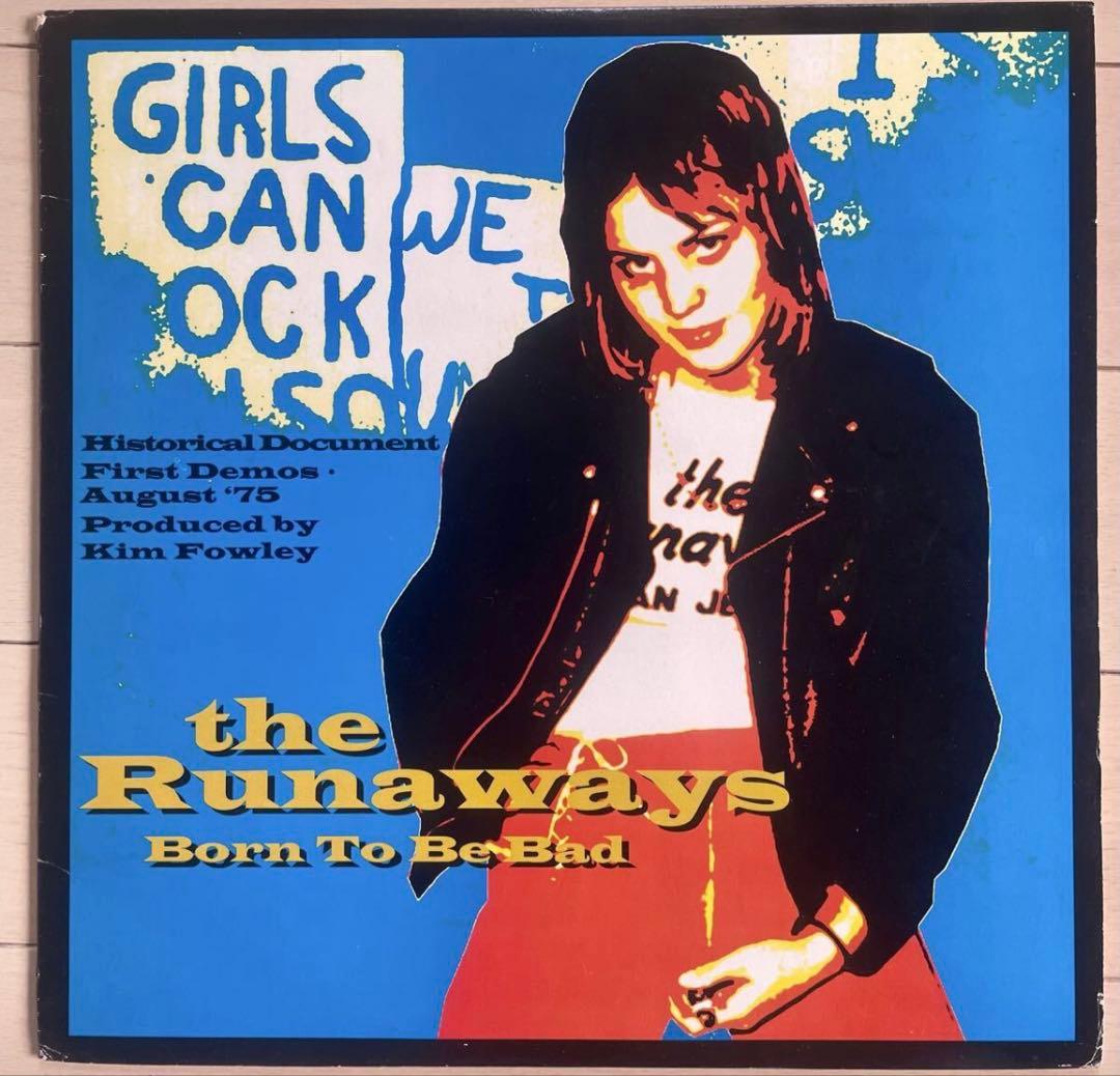 The Runaways Born To Be Bad Vinyl LP Red Colored Vinyl 1975 Demos Kim Fowley