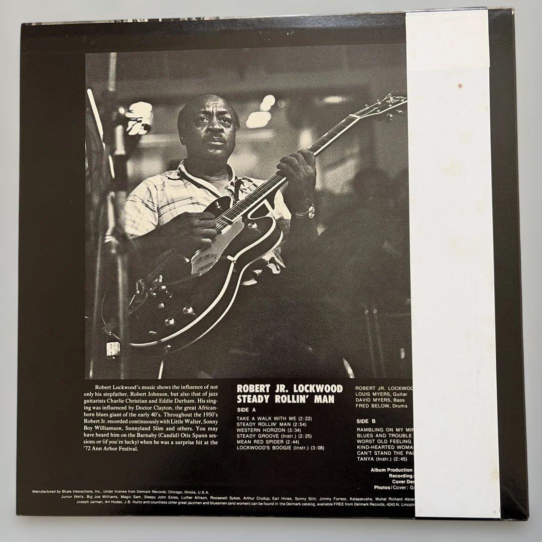 Robert Jr. Lockwood - Steady Rollin' Man LP Japan P-Vine Special With Obi Liner