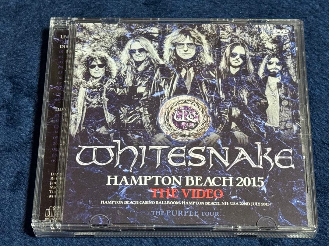 Whitesnake The Purple Tour 2CD+DVD Japan Limited Edition Hampton Beach 2015
