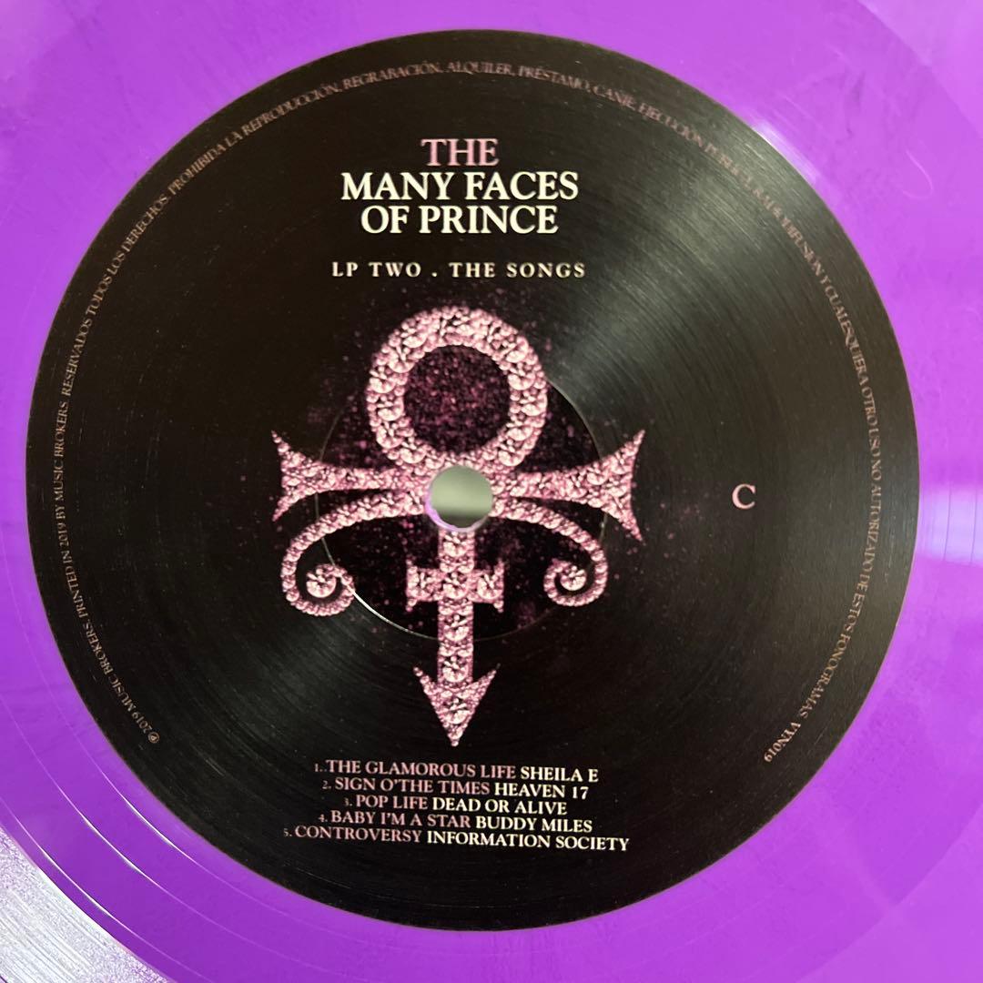 The Many Faces Of Prince 2LP 180g Color Vinyl Gatefold Limited Edition