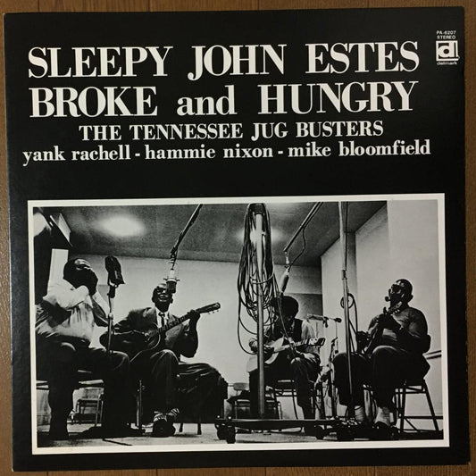 Sleepy John Estes - Broke and Hungry LP Japan Delmark Blues Mike Bloomfield