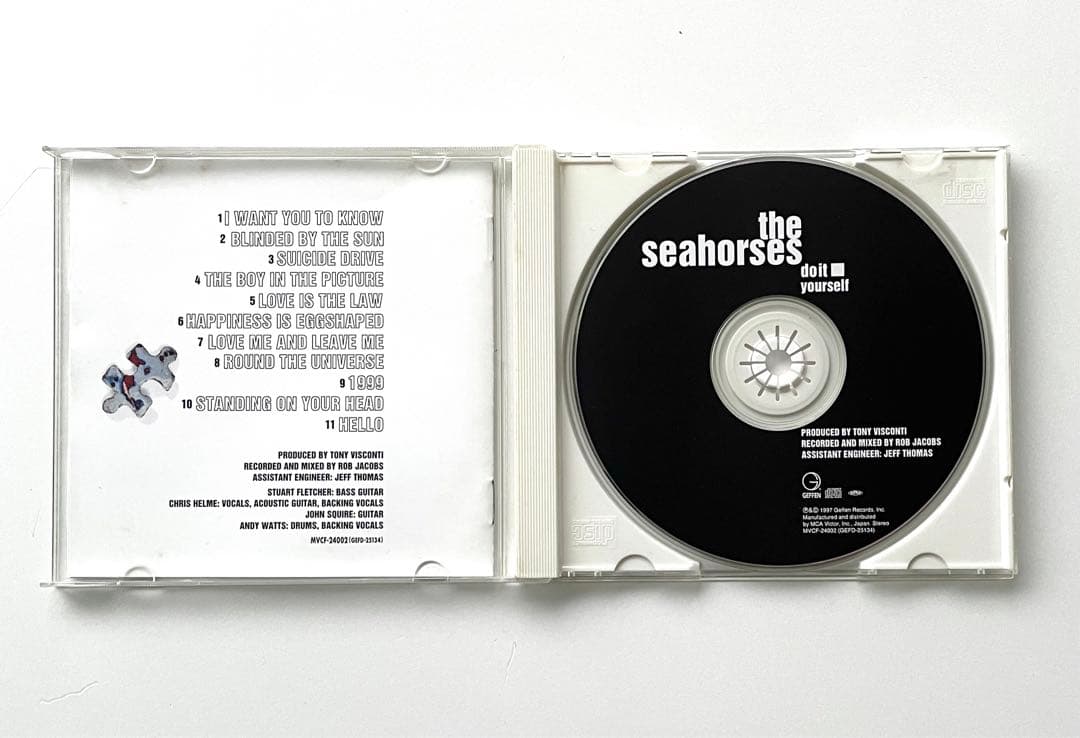 The Seahorses - Do It Yourself CD Japan Press with OBI 1997 Geffen
