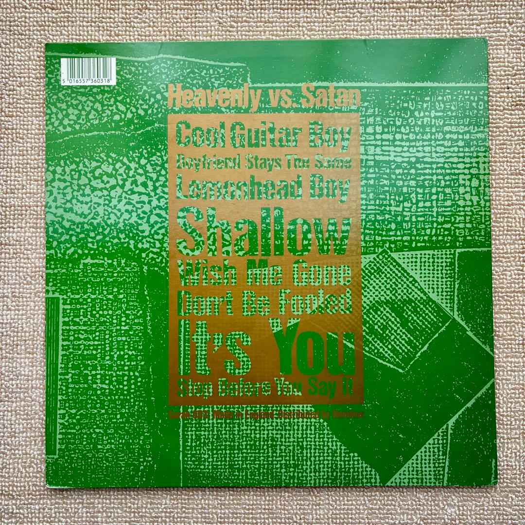 Heavenly - Heavenly vs. Satan LP Sarah Records Indie Pop Neo Acoustic