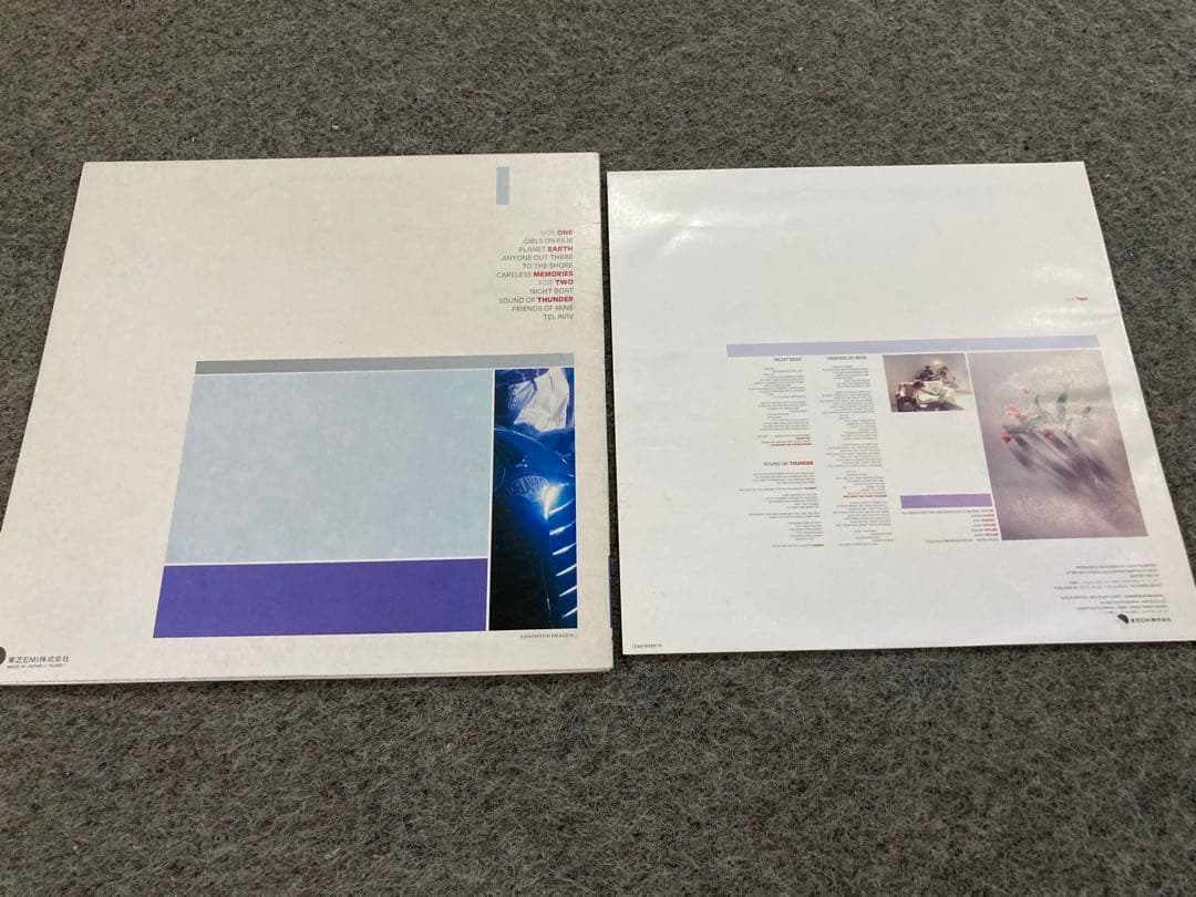 Duran Duran - Self-Titled LP 1981 Japan Pressing w/ Poster Romantic