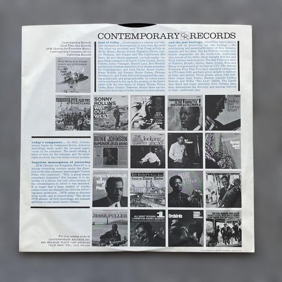 Sonny Rollins Way Out West Vinyl LP Contemporary Records S7530 Jazz Japan Import