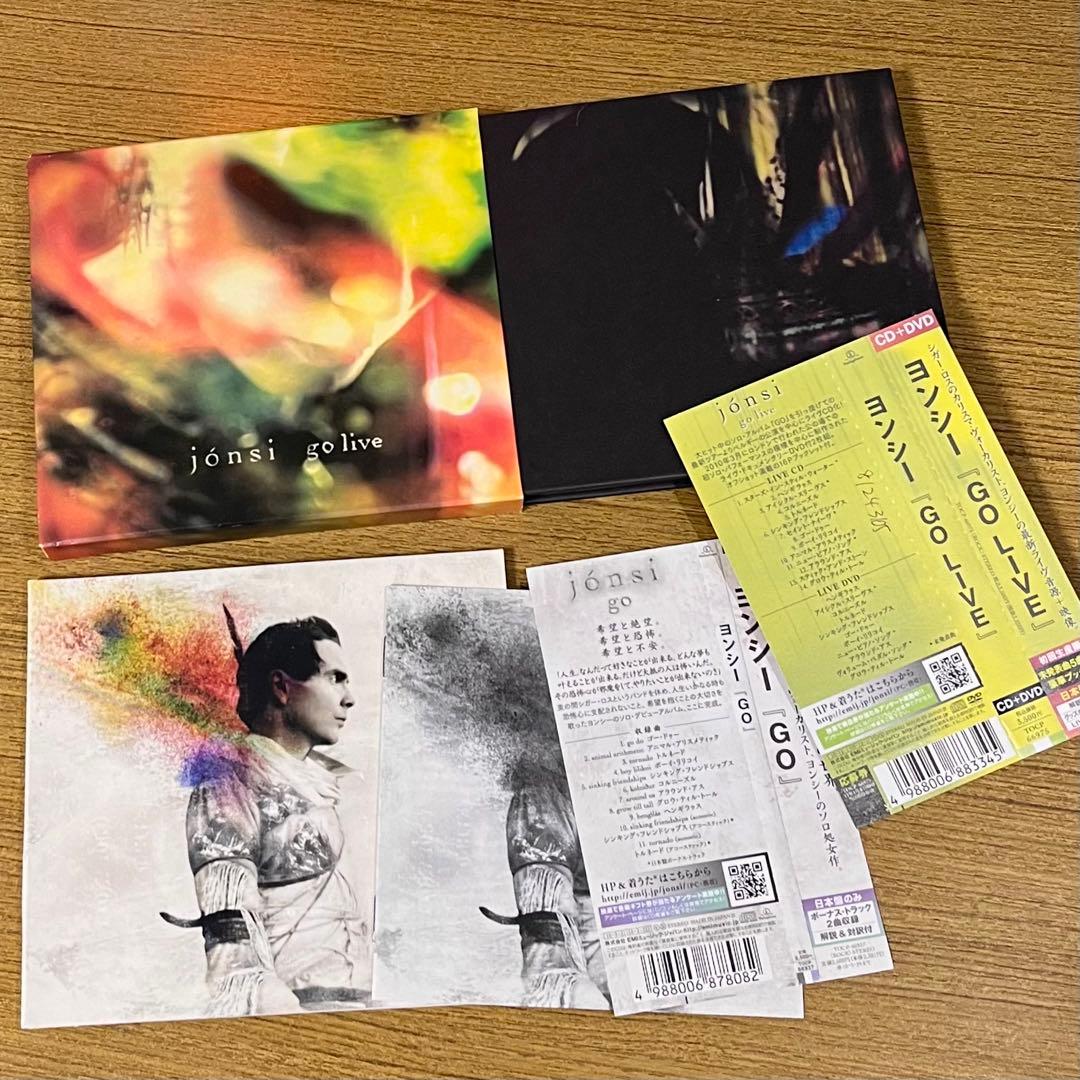 Jónsi Go Live CD+DVD + Go Japan Press 2-Album Set with OBI Sigur Rós