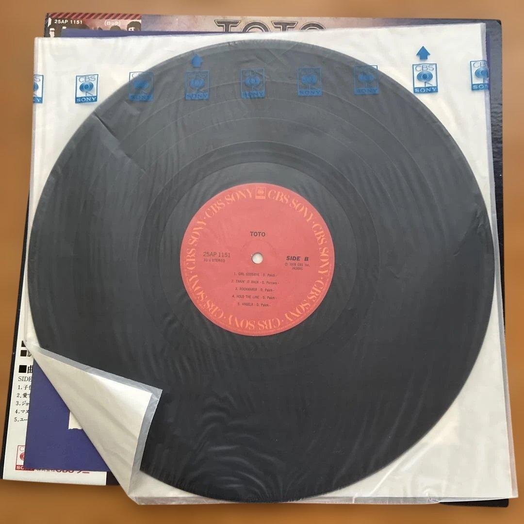TOTO - Toto (1978) LP Japan Pressing w/ Obi & Insert AOR Rock