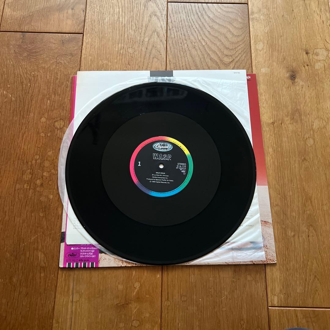 W.A.S.P. Wild Child 12" Single Japan Vinyl Record Obi W.A.S.P. Metal