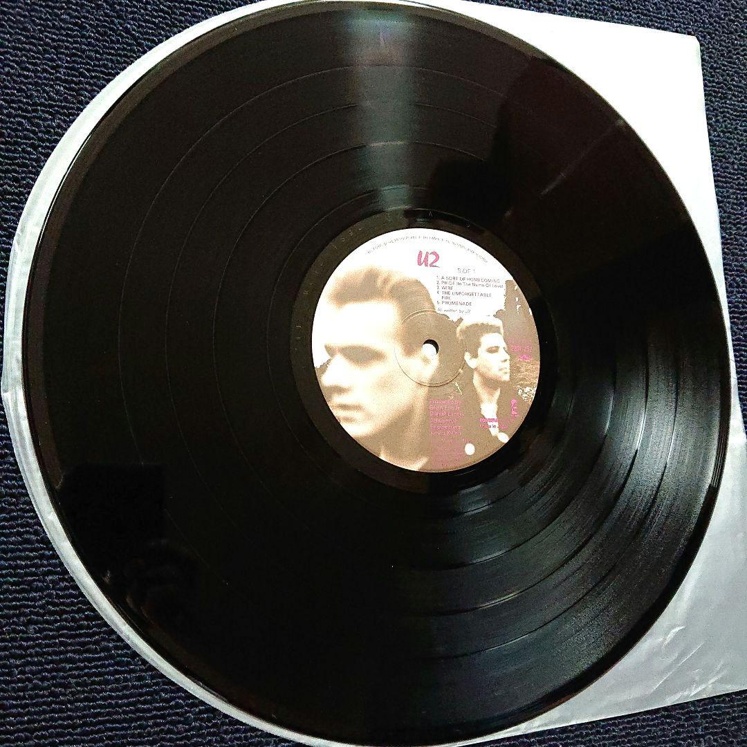 U2 The Unforgettable Fire 1984 Japan Vinyl LP Record w/ Obi & Insert