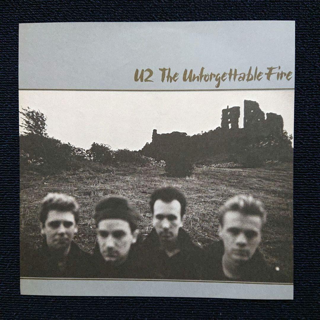 U2 The Unforgettable Fire 1984 Japan Vinyl LP Record w/ Obi & Insert