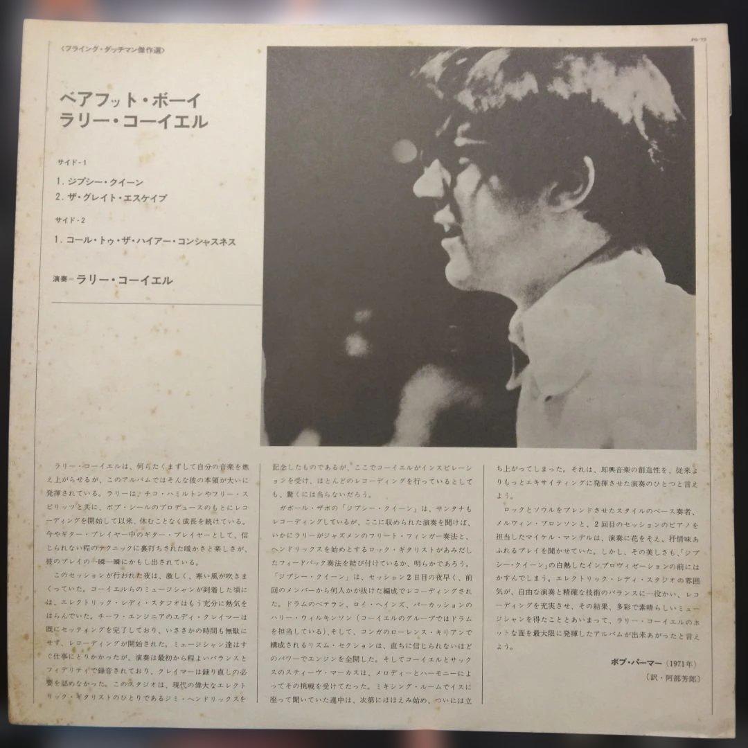 Larry Coryell Barefoot Boy LP Reissue 1978 Jazz Rock Vinyl Used | Japansoundstore