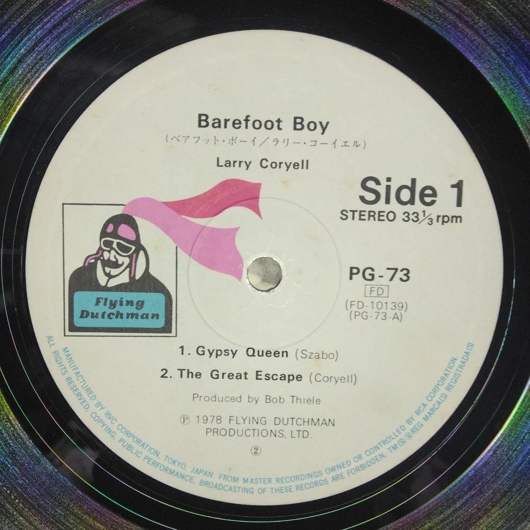 Larry Coryell Barefoot Boy LP Reissue 1978 Jazz Rock Vinyl Used | Japansoundstore