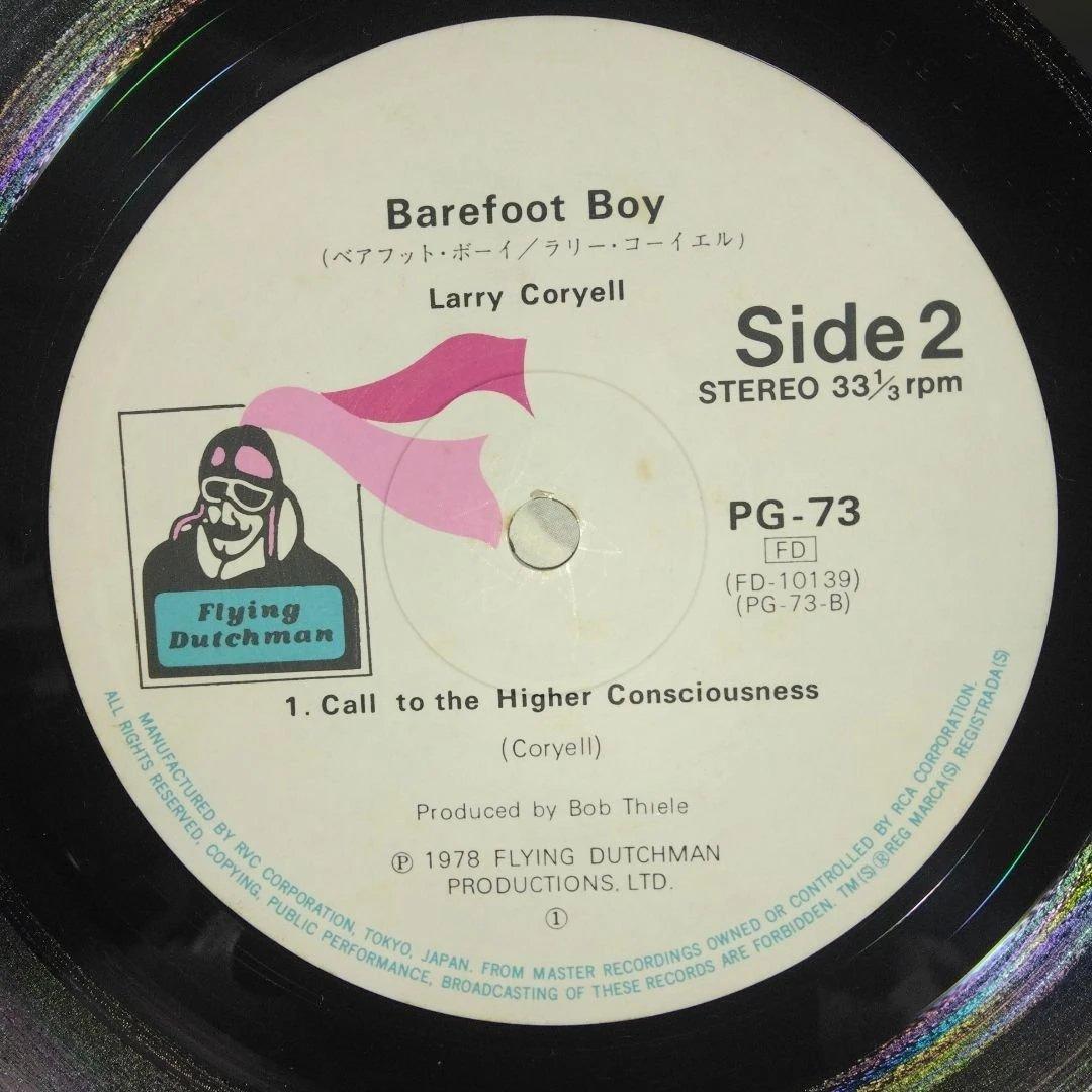 Larry Coryell Barefoot Boy LP Reissue 1978 Jazz Rock Vinyl Used | Japansoundstore